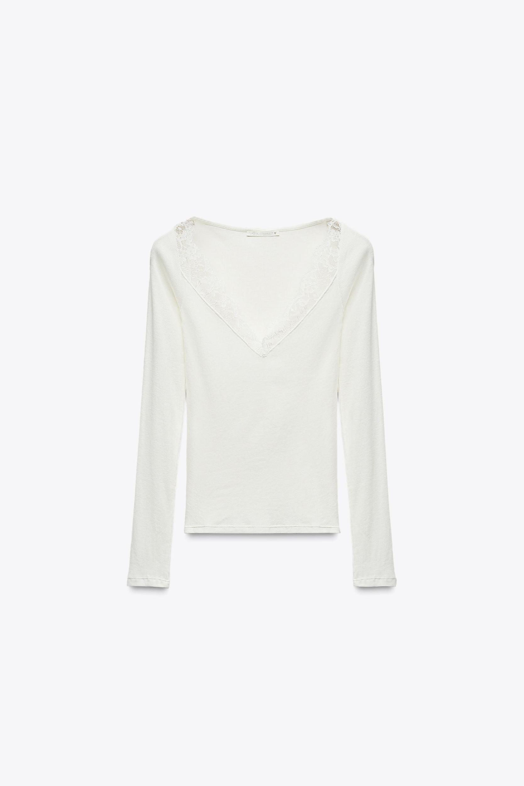 LACE RIB TOP Product Image
