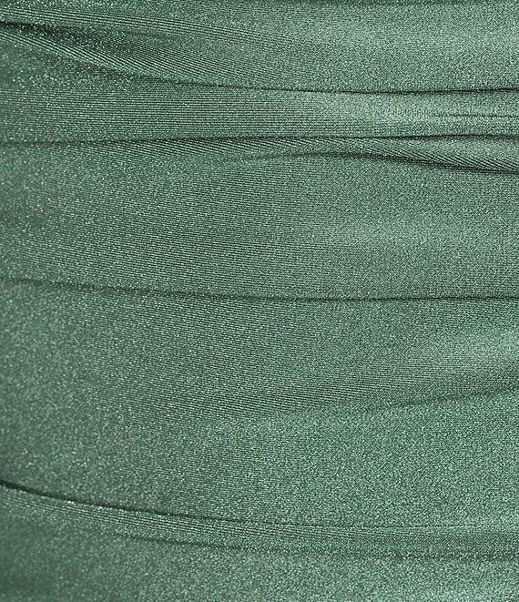 Honey and Rosie Notch Front Shirred Fitted Dress Product Image