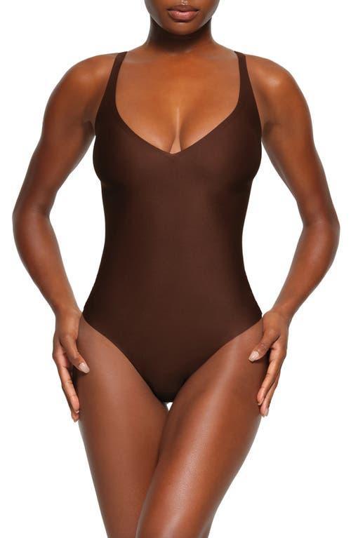 SKIMS Body Sleeveless Plunge Thong Bodysuit Product Image