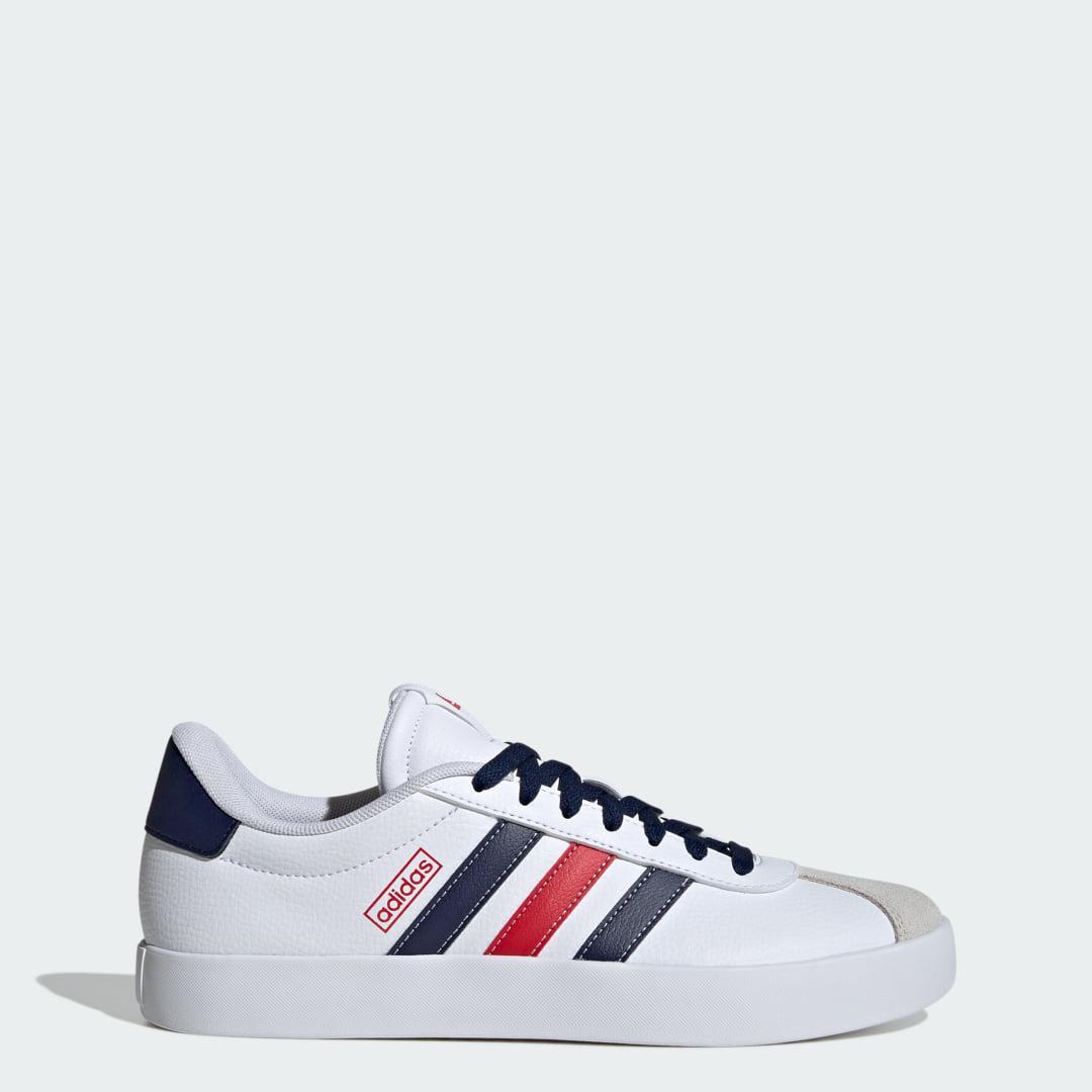 adidas VL Court 3.0 Shoes Dark Green M 7.5 / W 8.5 Mens Product Image