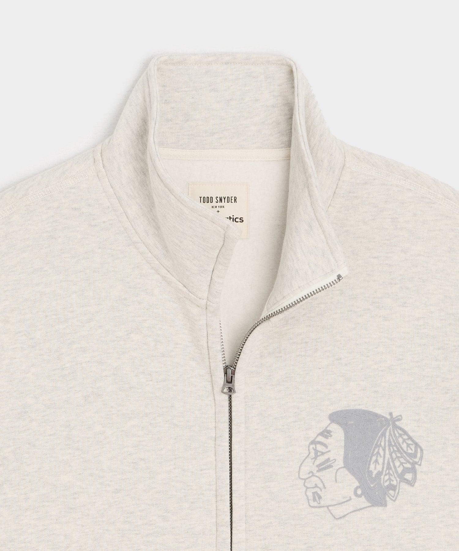 Todd Snyder by Fanatics for NHL Chicago Blackhawks Full-Zip Fleece Sweatshirt Product Image