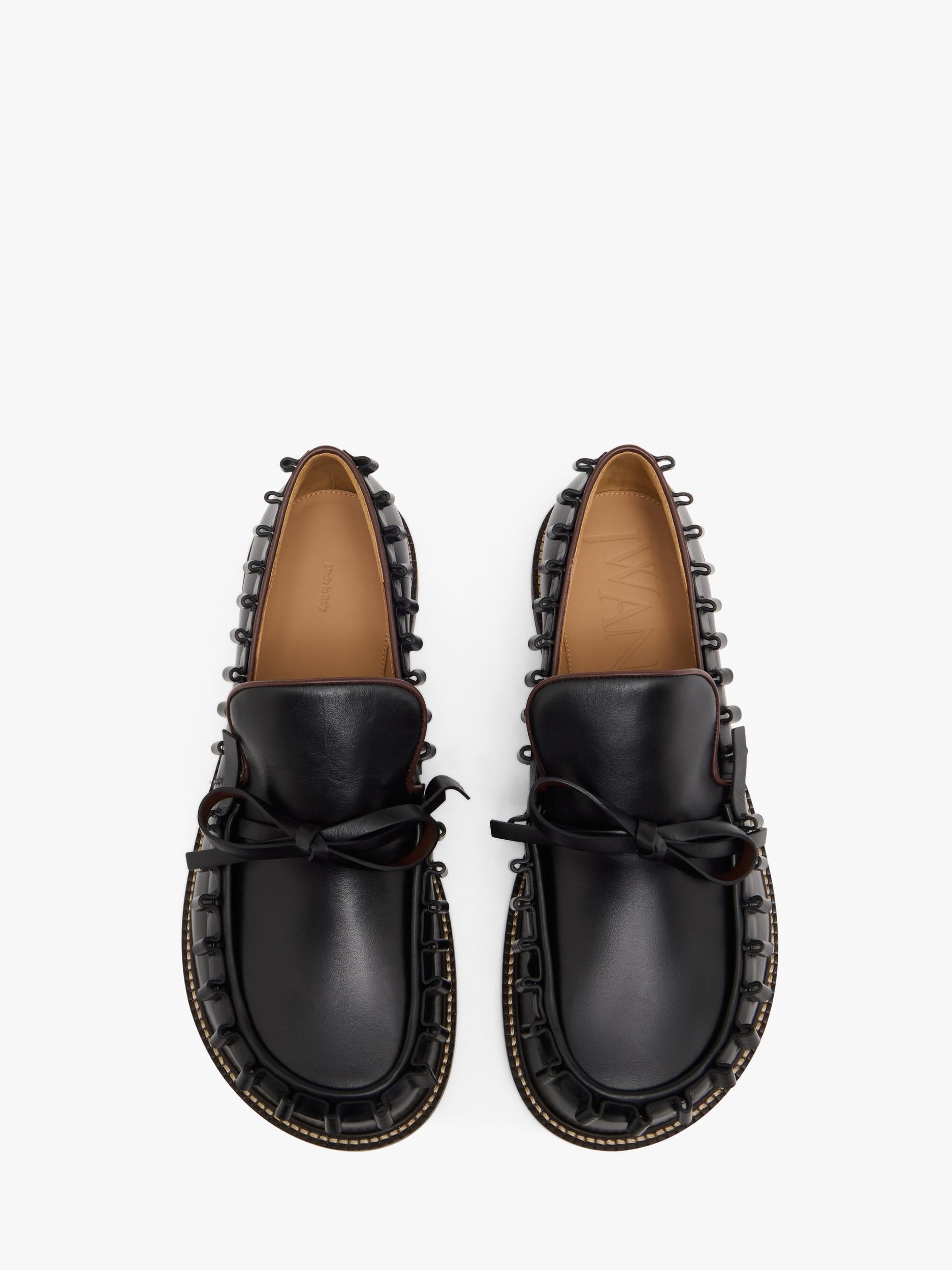 RUFFLE LEATHER MOCCASSIN Product Image