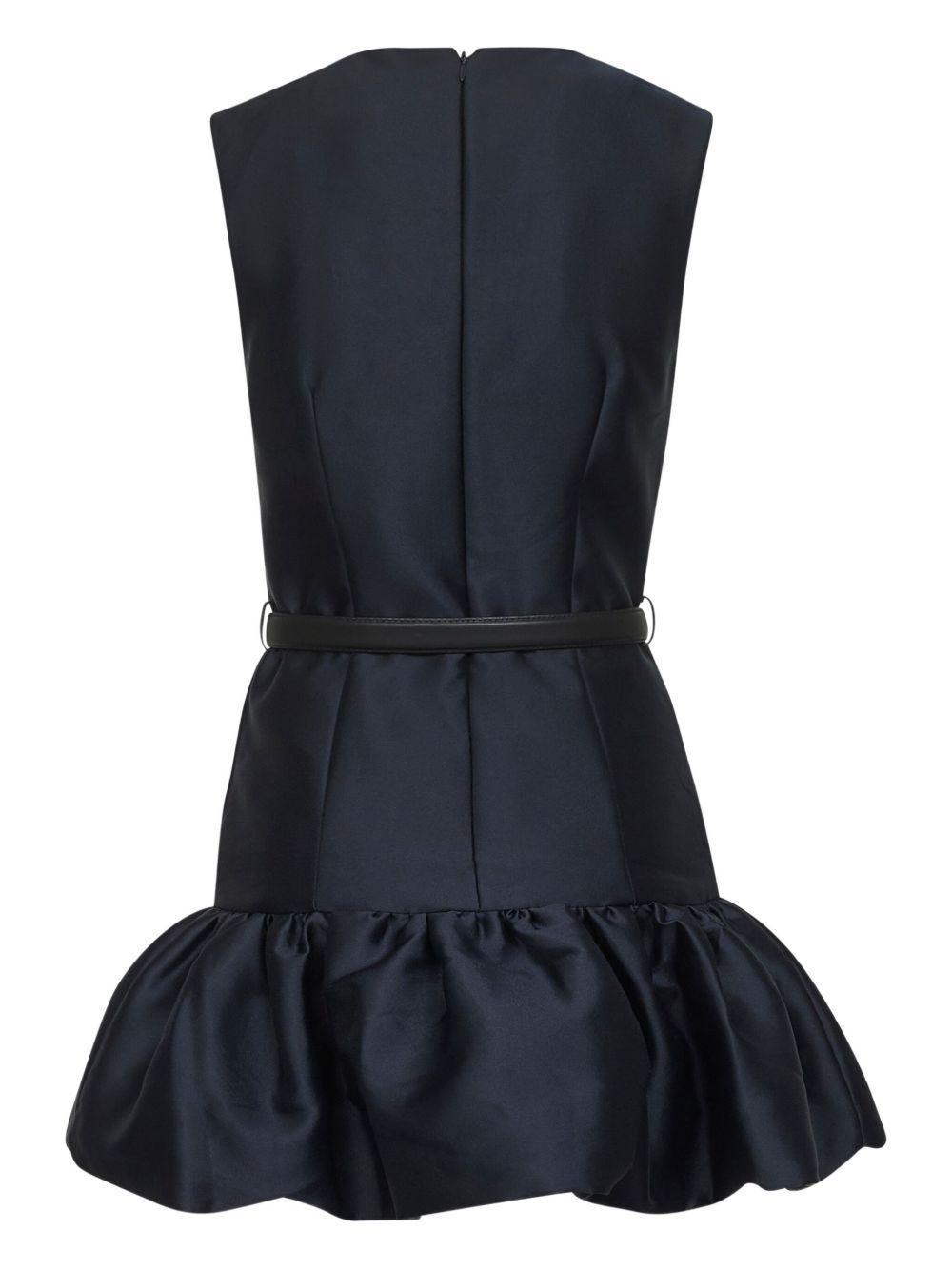 taffeta sleeveless dress Product Image