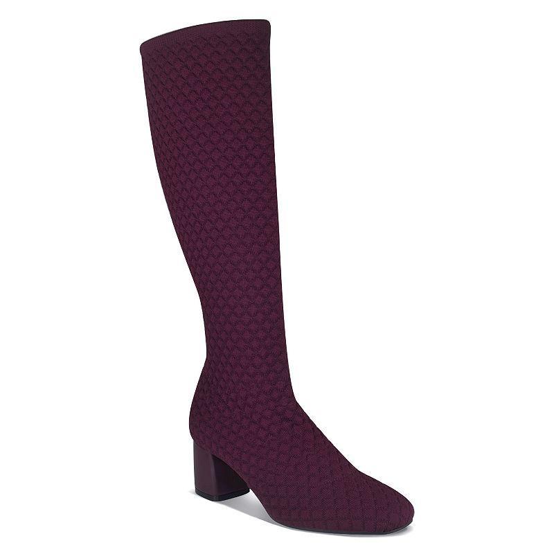 Aerosoles Cecina Women's Wedge Knee-High Boots, Size: 9.5, Black Product Image
