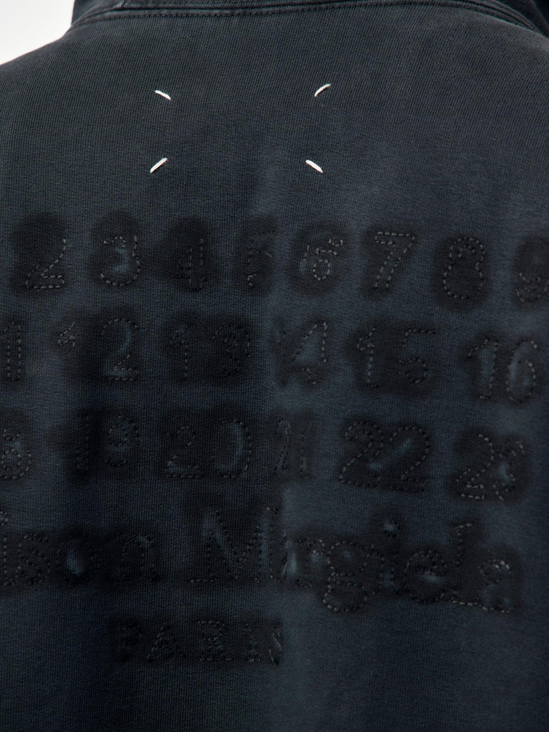 Zip Sweatshirt (Washed Black) Product Image