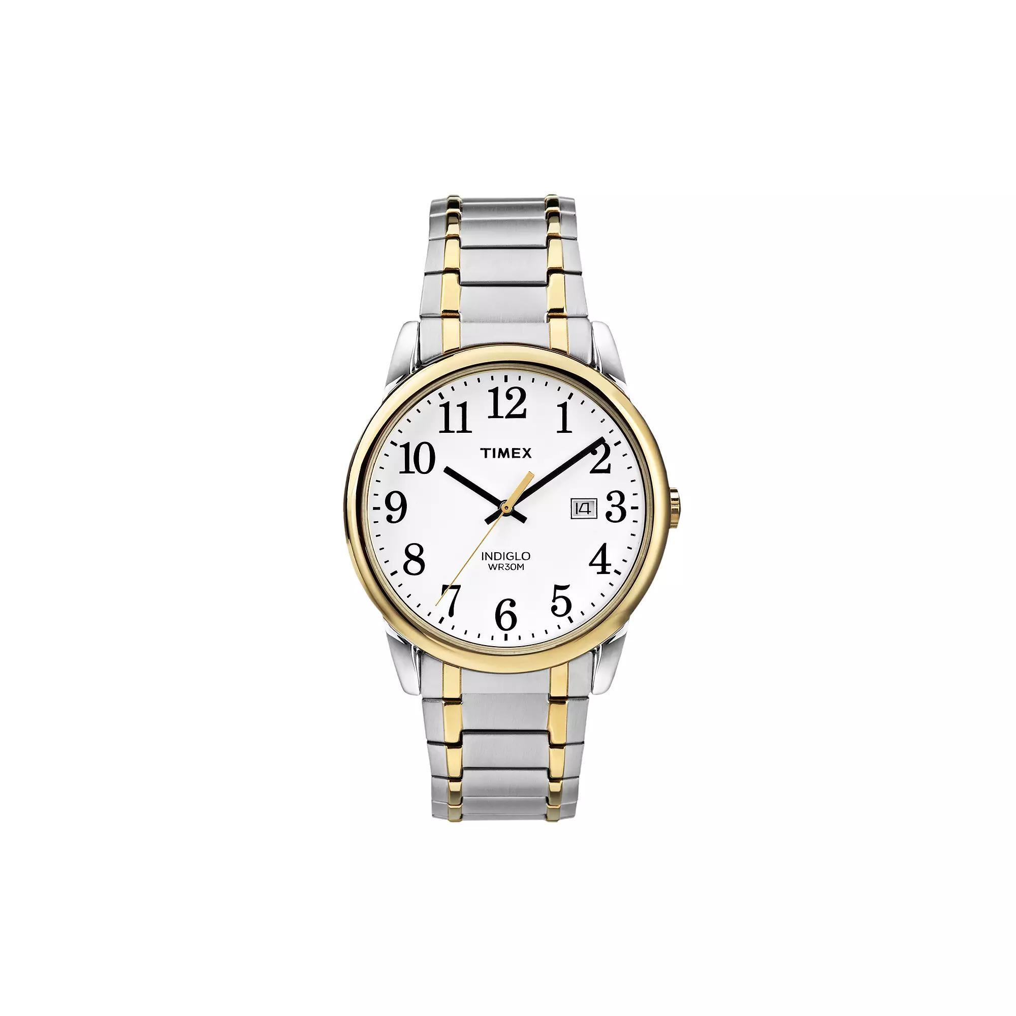 Timex® Men's Easy Reader Expansion Watch, Size: Medium, Two Tone Product Image