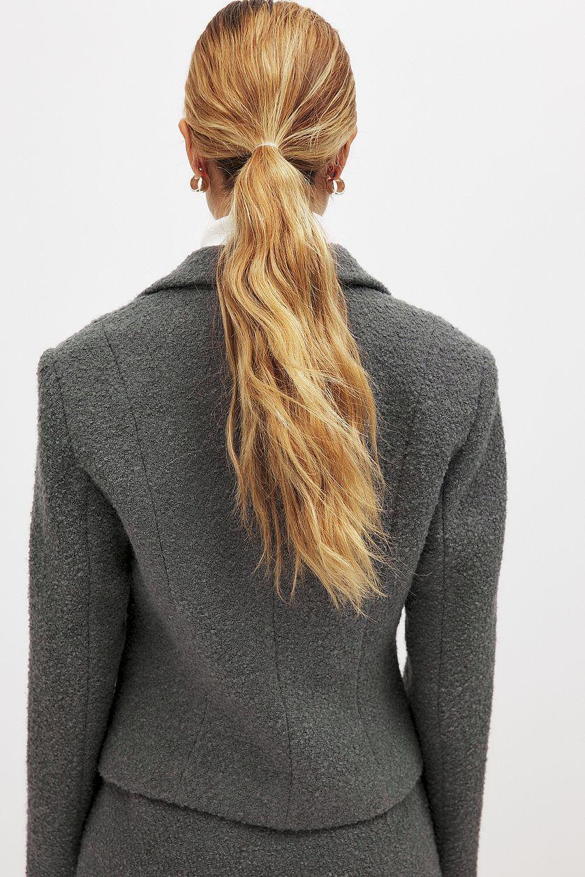Wool Blend Short Blazer Product Image
