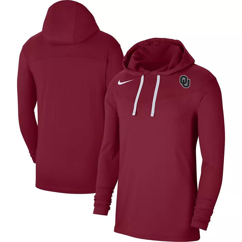 Men's Nike Heathered Charcoal UCLA Bruins Off-Field Performance Long Sleeve Hoodie T-Shirt, Size: 2XL Product Image