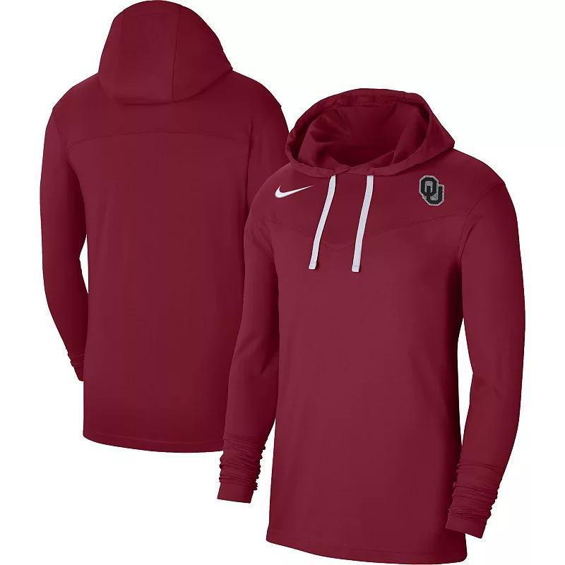 Men's Nike Heathered Charcoal UCLA Bruins Off-Field Performance Long Sleeve Hoodie T-Shirt, Size: 2XL Product Image