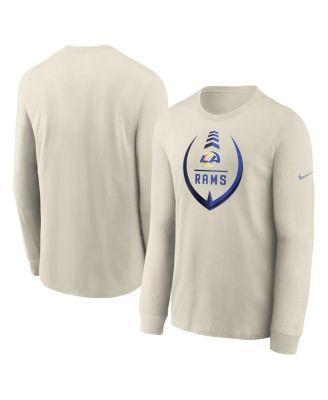 Men's Nike Bone Los Angeles Rams Icon Legend Long Sleeve Performance T-Shirt, Size: 2XL, Beige Product Image