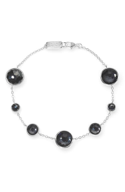 7-Stone Link Bracelet in Sterling Silver Product Image