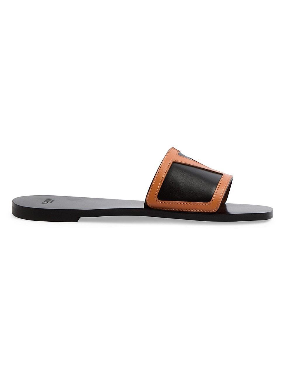 Valentino Garavani Womens Viva Superstar VLogo Slide Sandals Product Image