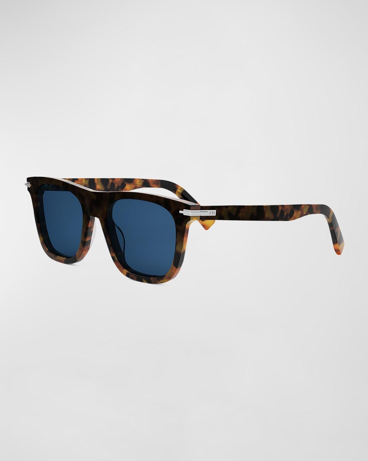 Mens DiorBlackSuit S13I Havana 53MM Square Sunglasses Product Image