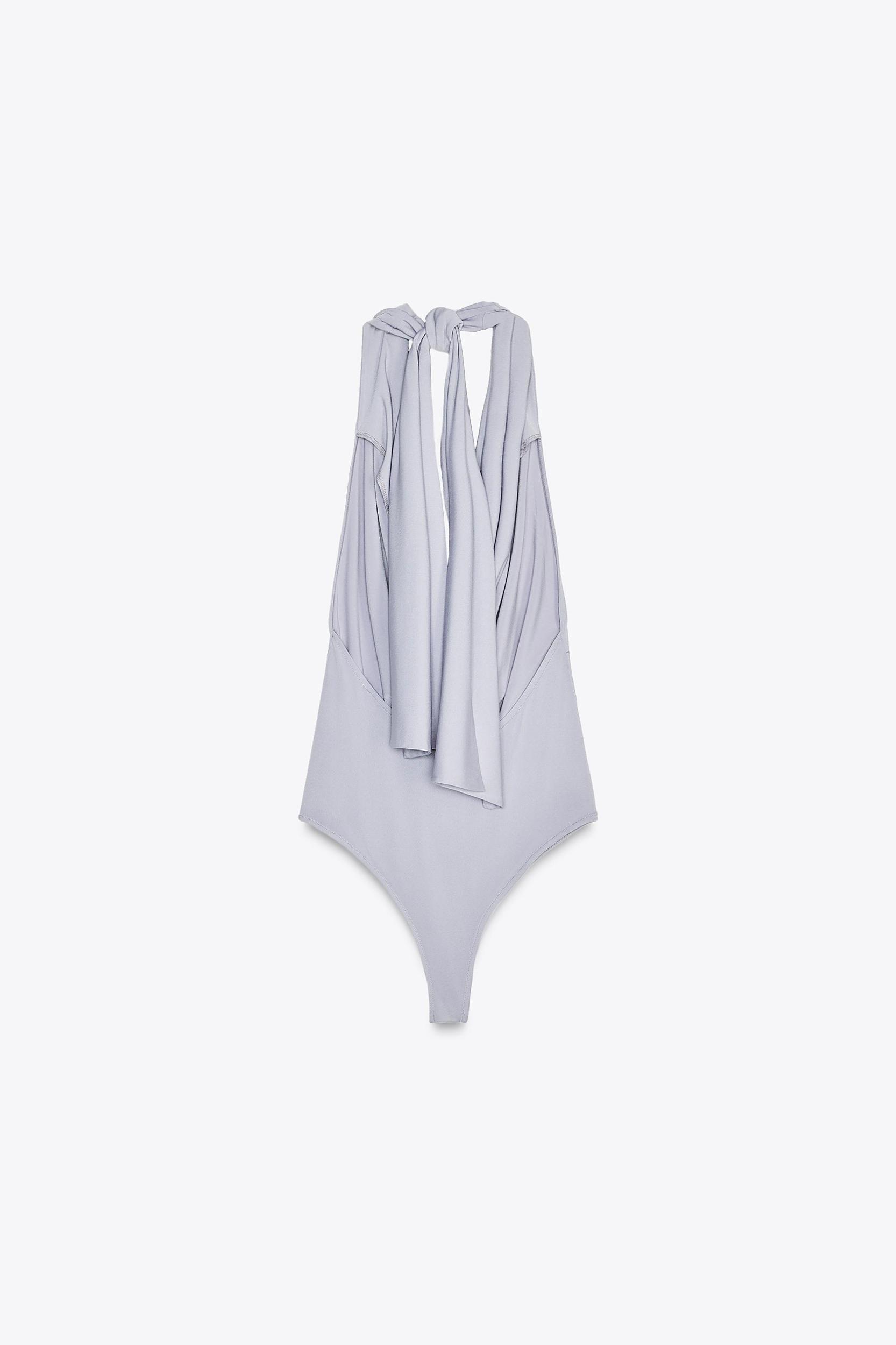 FLOWY HALTER BODYSUIT Product Image
