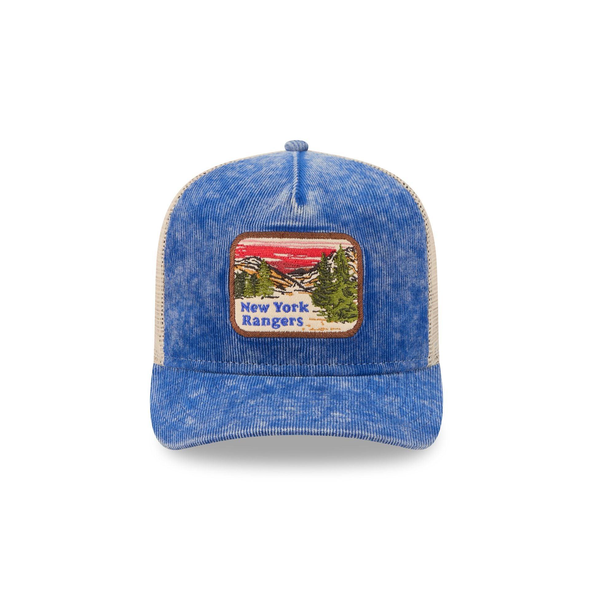New York Rangers Vintage Landscape 9FIFTY A-Frame Trucker Hat Male Product Image