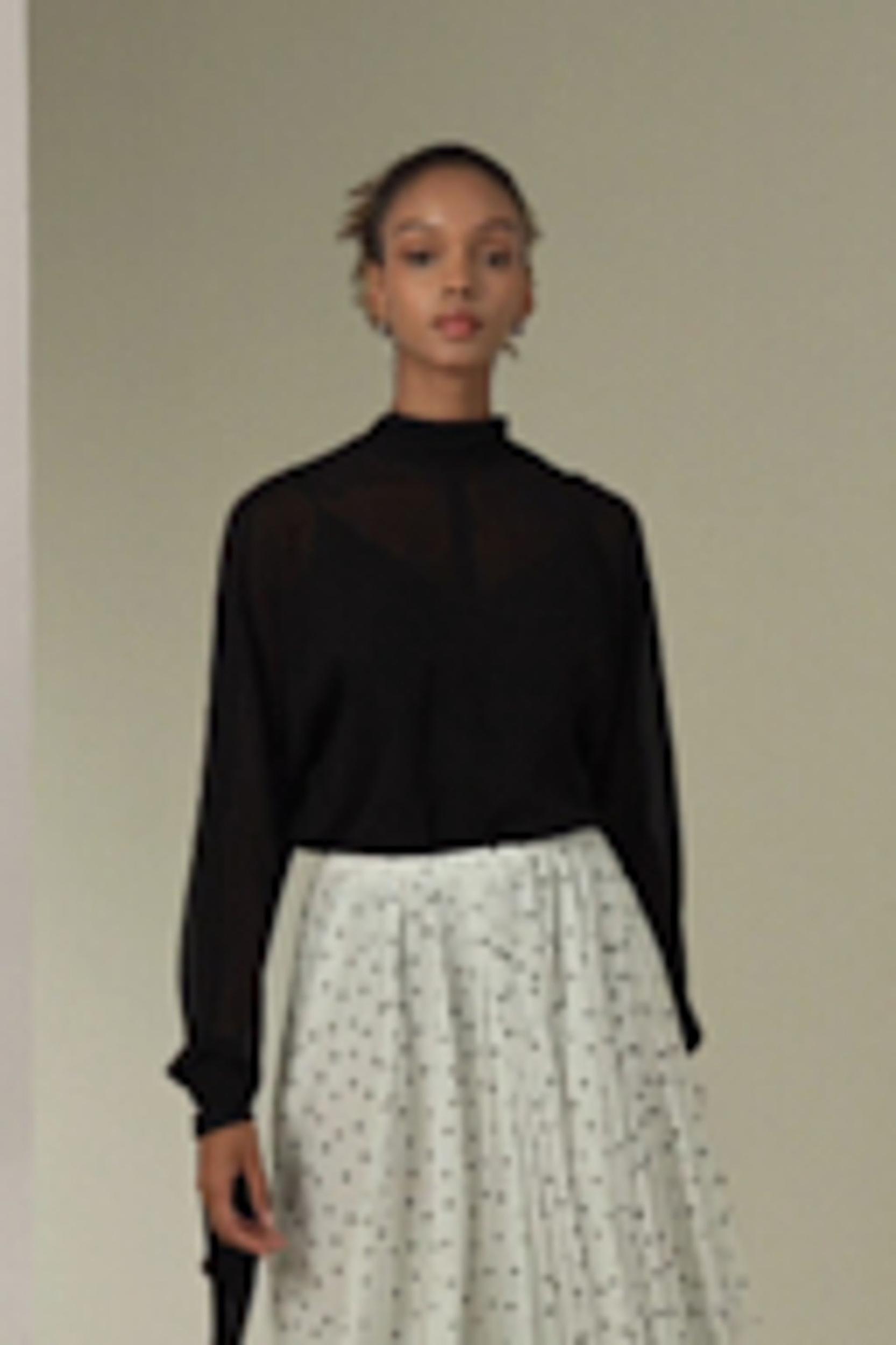 Floaty Batwing Sleeve Blouse Set Product Image