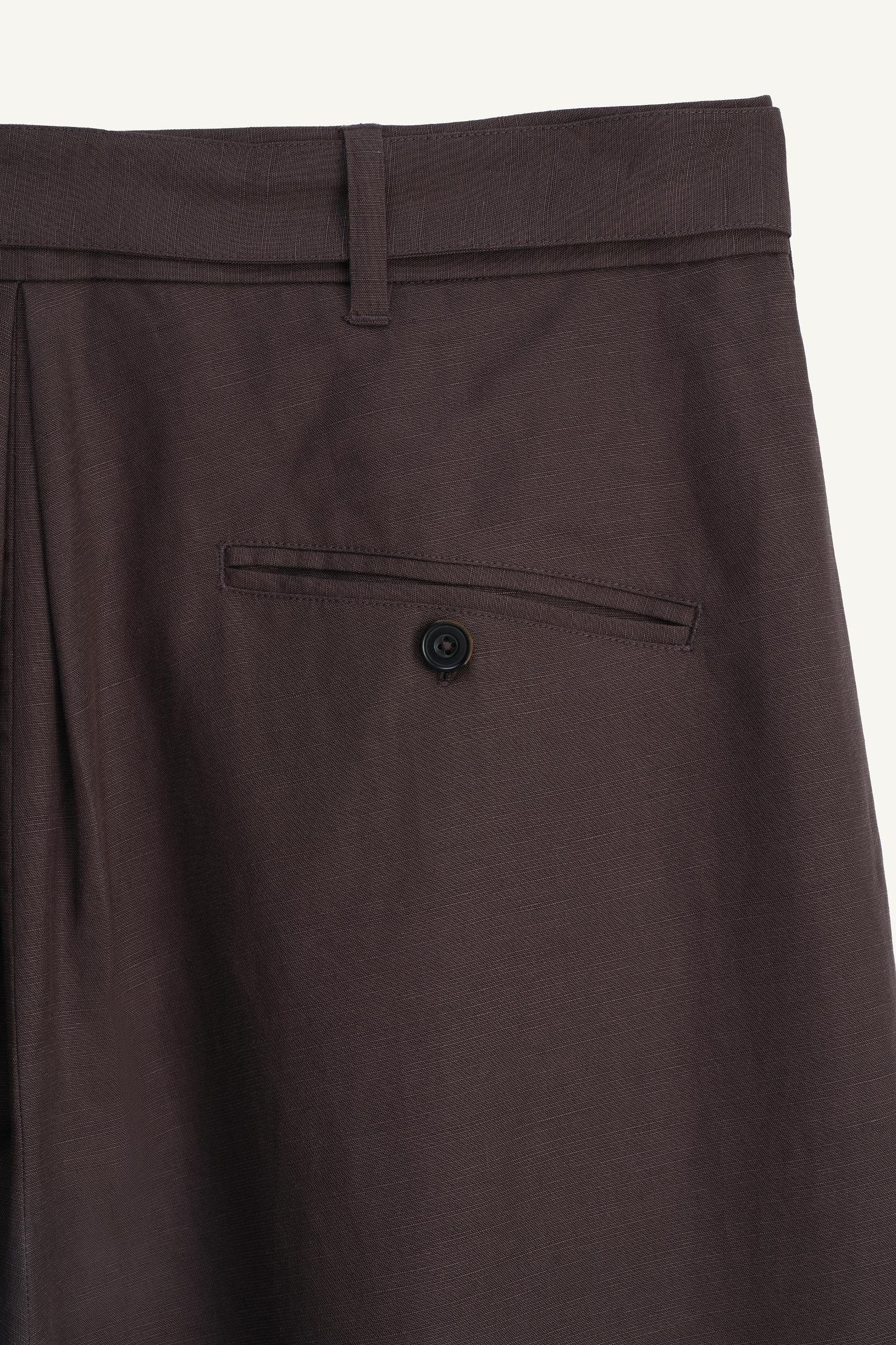 LIMITED EDITION LYOCELL LINEN SHORTS Product Image
