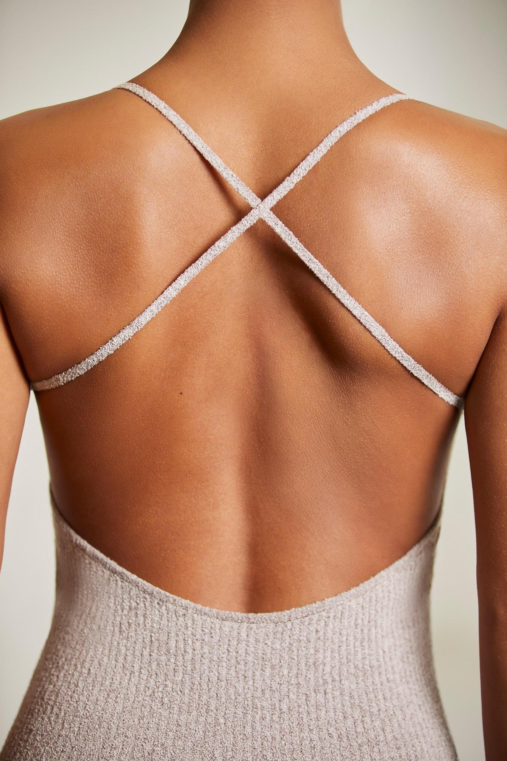 Low Back Maxi Dress in Mocha Product Image