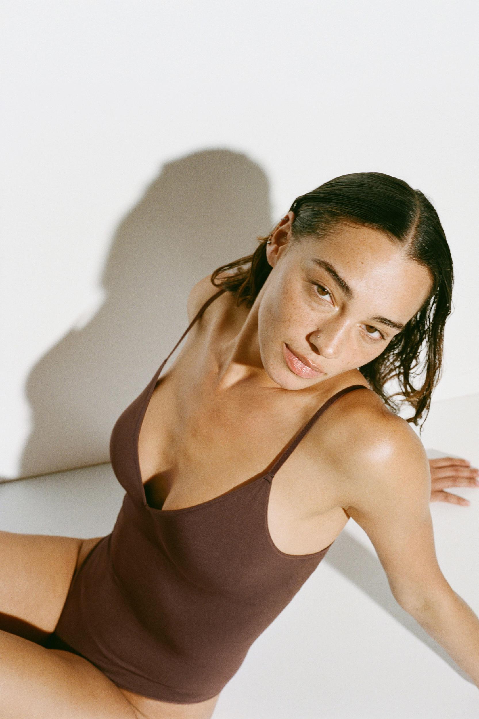 Seamless Padded-Cup Thong Bodysuit Product Image