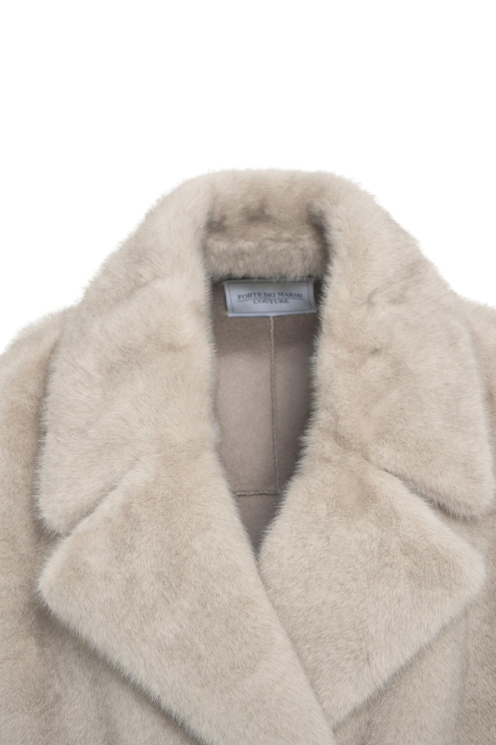 Faux fur short coat Product Image
