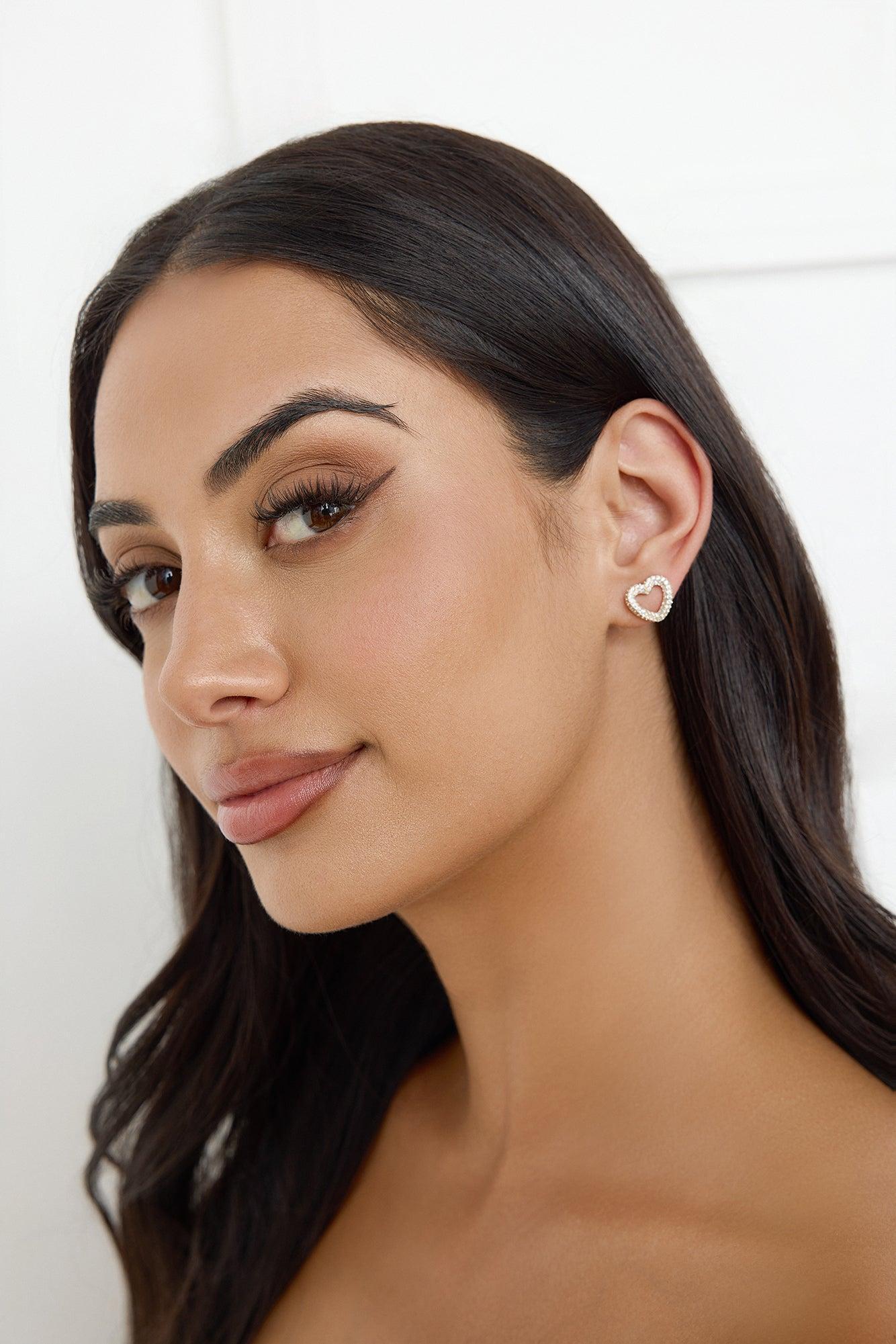 Our Love Earrings Gold Product Image