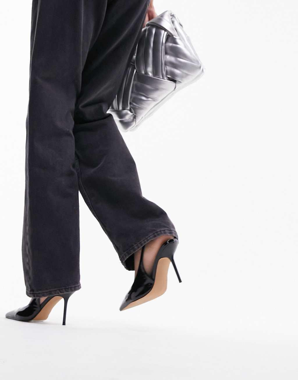 Topshop Eliza sling back heeled pumps Product Image