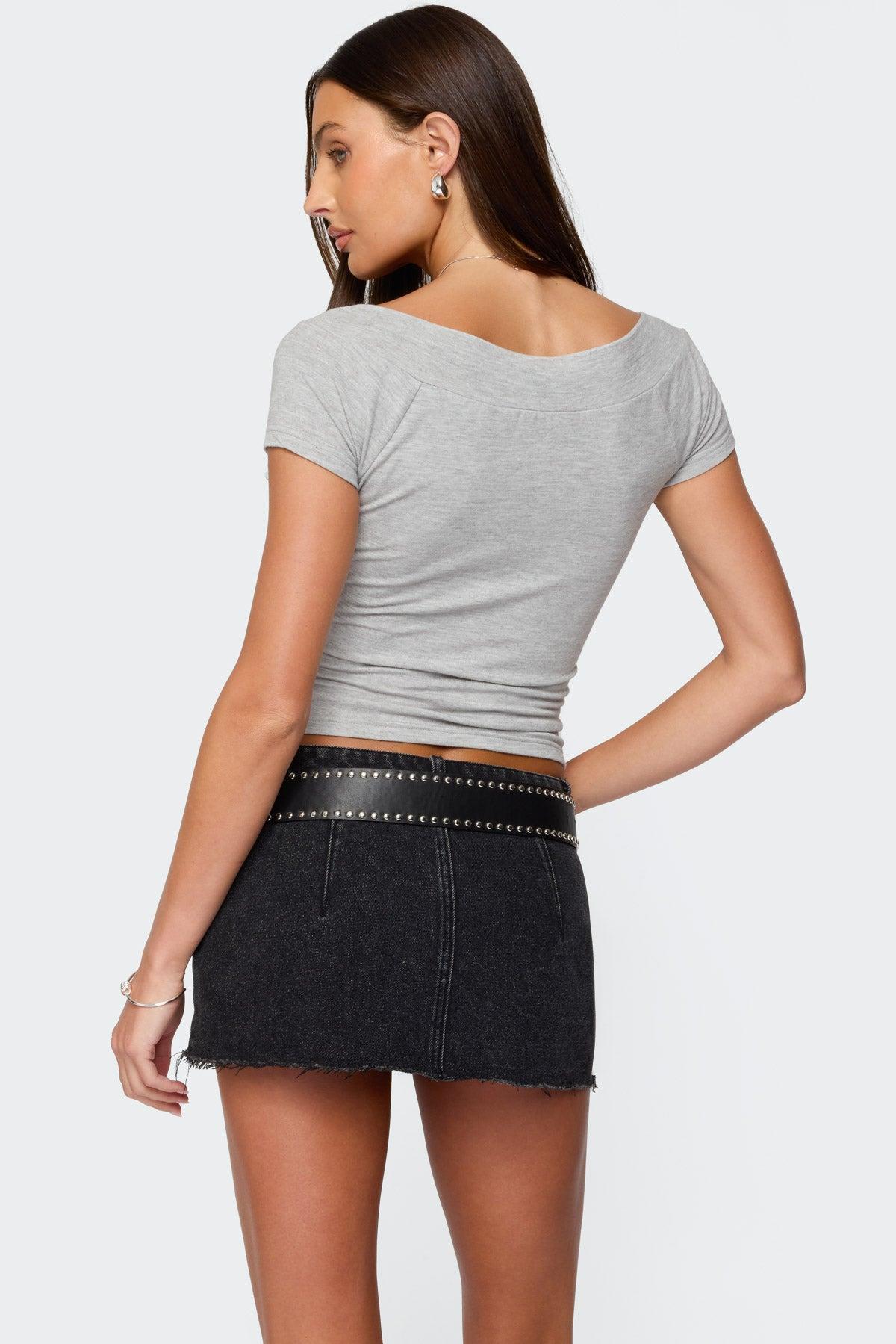 Becca Boat Neck Top Product Image