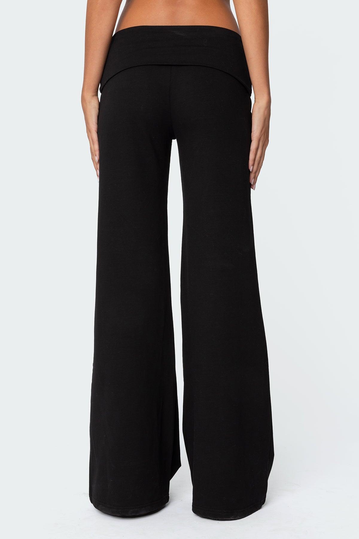 Wide Leg Fold Over Pants Product Image