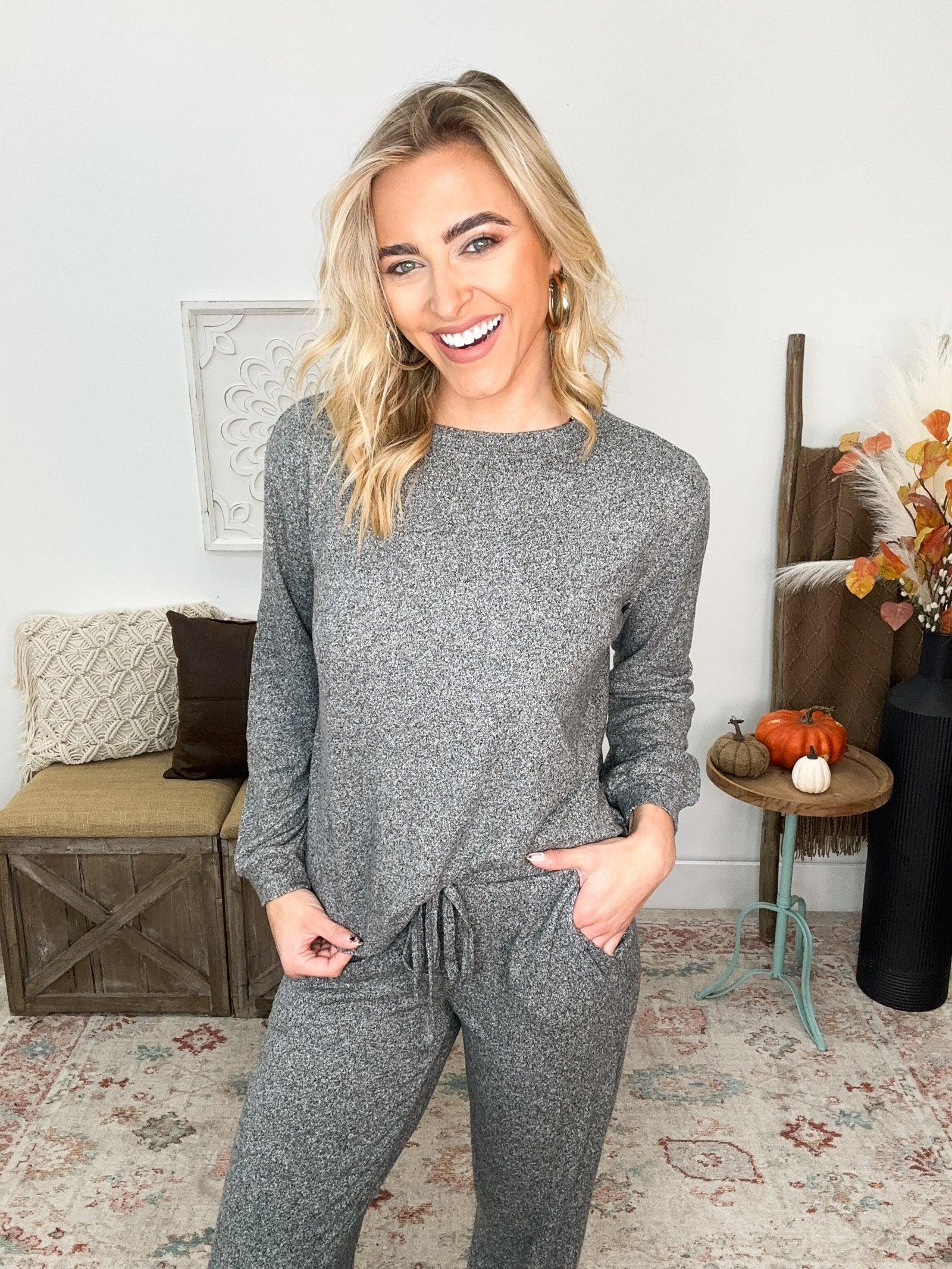 Hacci Long Sleeve And Joggers Set Product Image