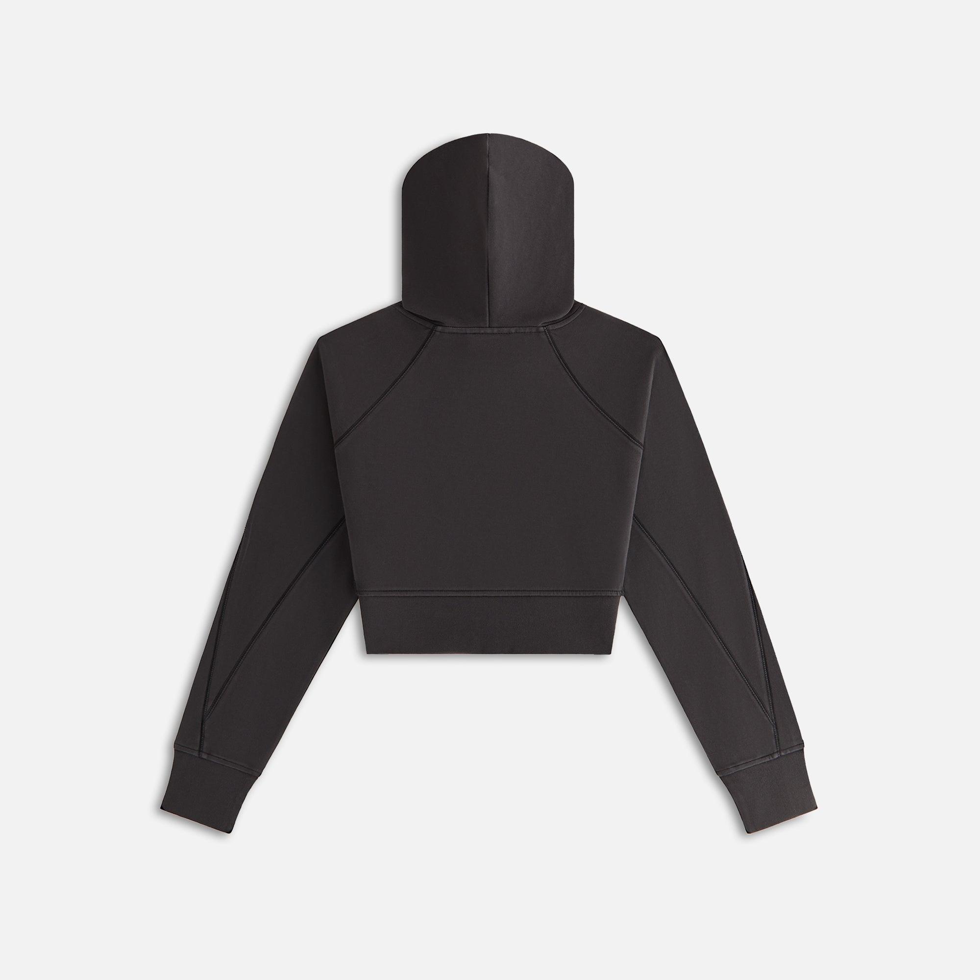 Kith Women Davin Cropped Hoodie - Black Female Product Image