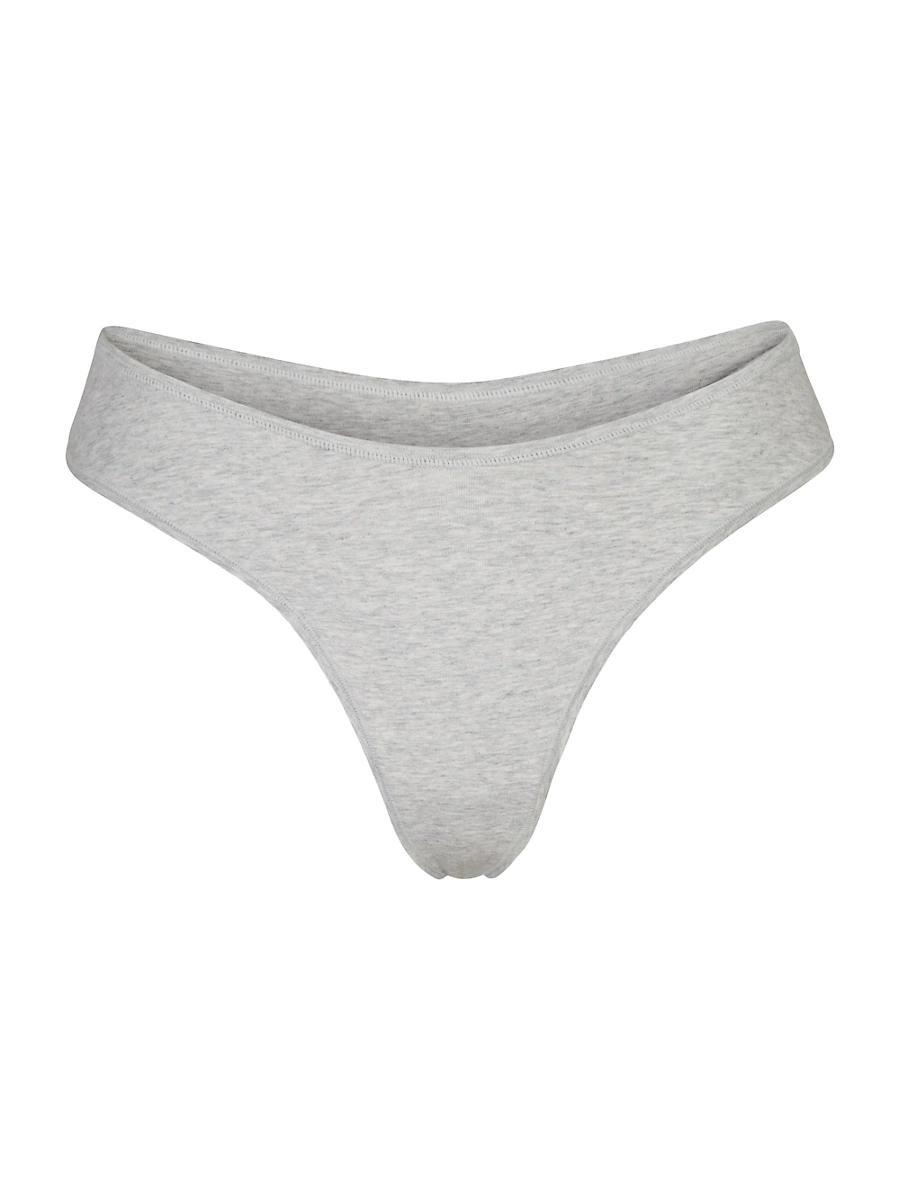 Womens Cotton Jersey Dipped Thong Product Image