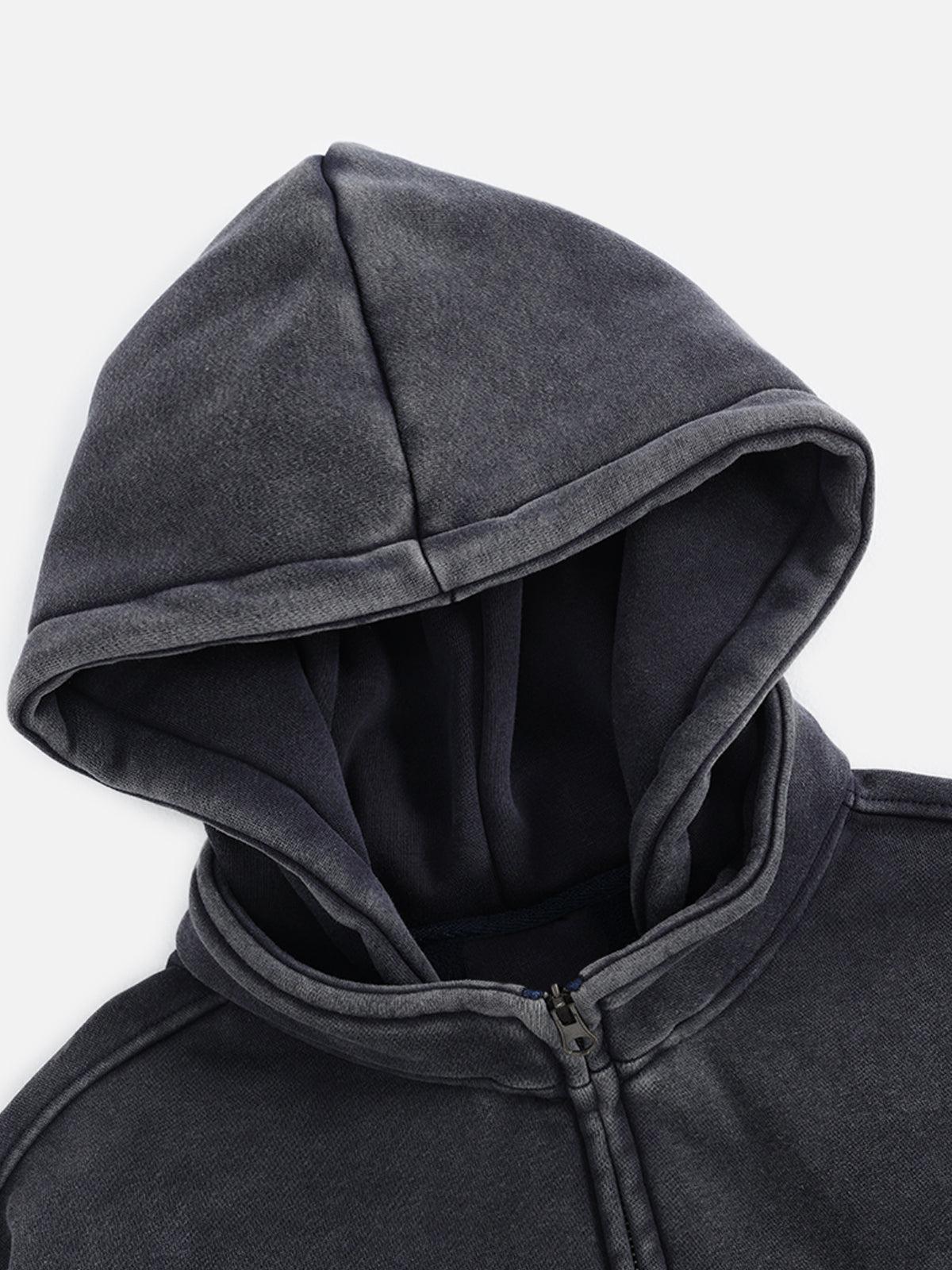 Aelfric Eden Heavy Washed  Zip Up Hoodie Product Image