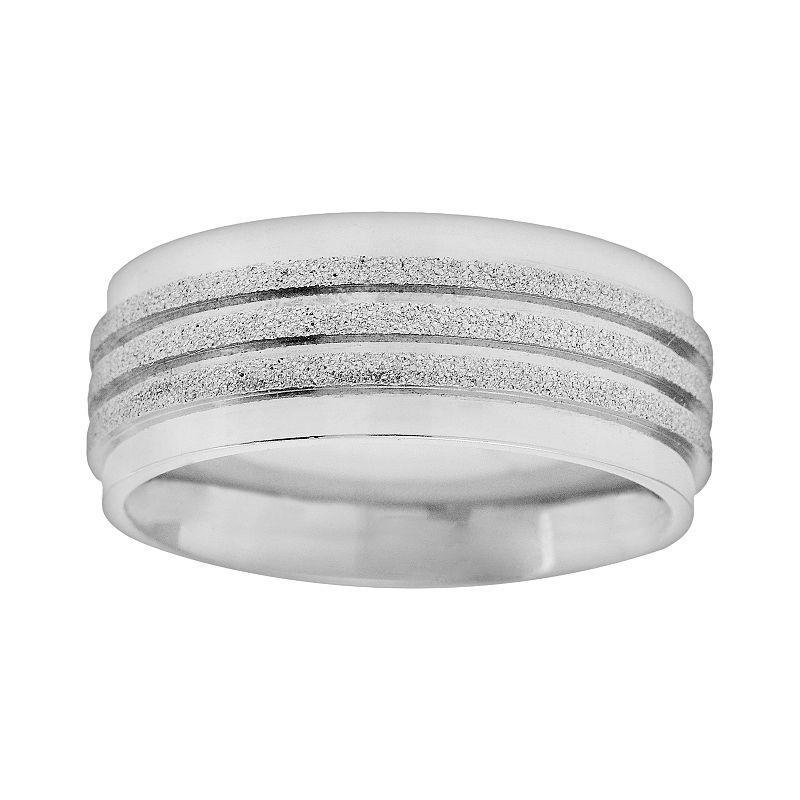 Stainless Steel Band - Men, Men's, Size: 13, Grey Product Image