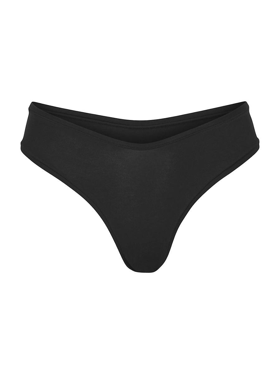 Womens Cotton Jersey Dipped Thong Product Image