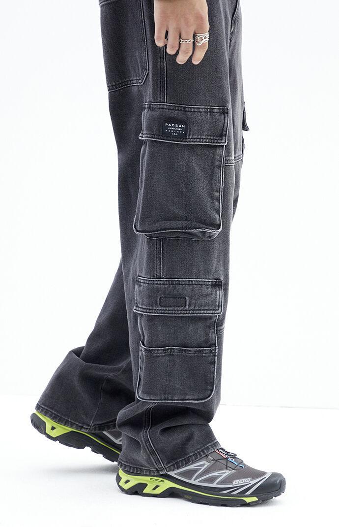 Men's Wash Baggy Cargo Jeans - 36W x 32L Product Image