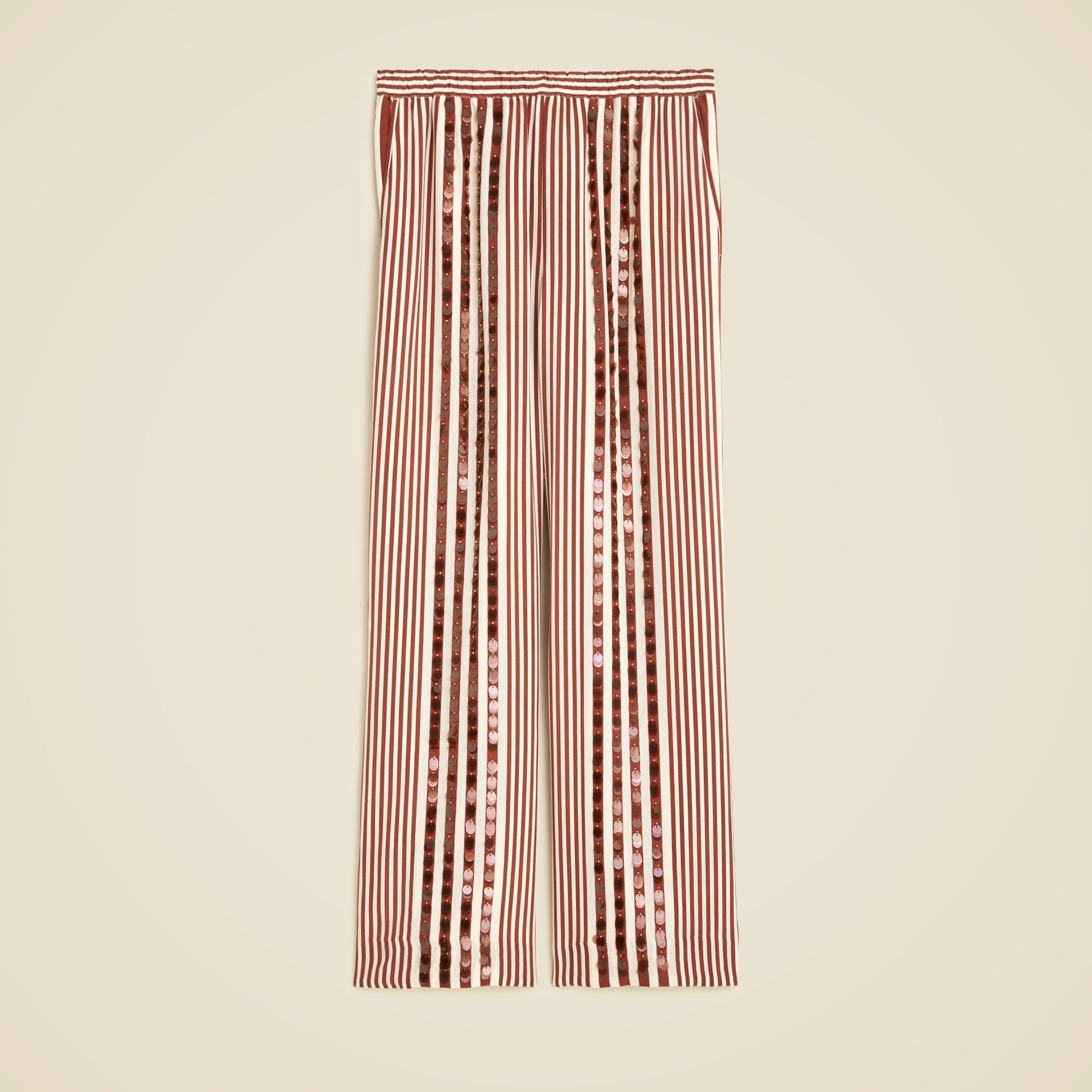 Collection cropped Stratus pant with sequins Product Image