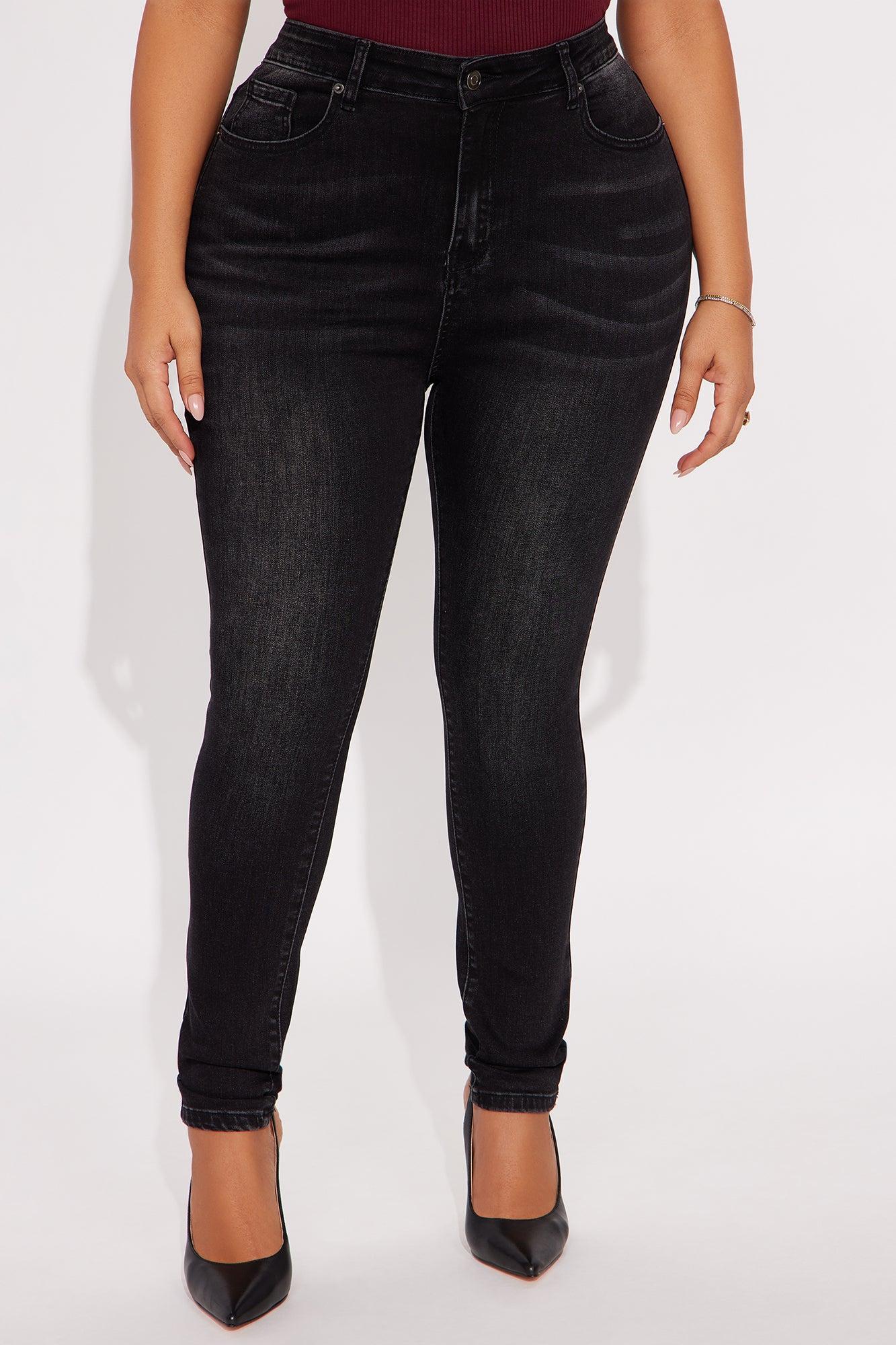 In The Black Skinny Jeans - Black Wash Product Image
