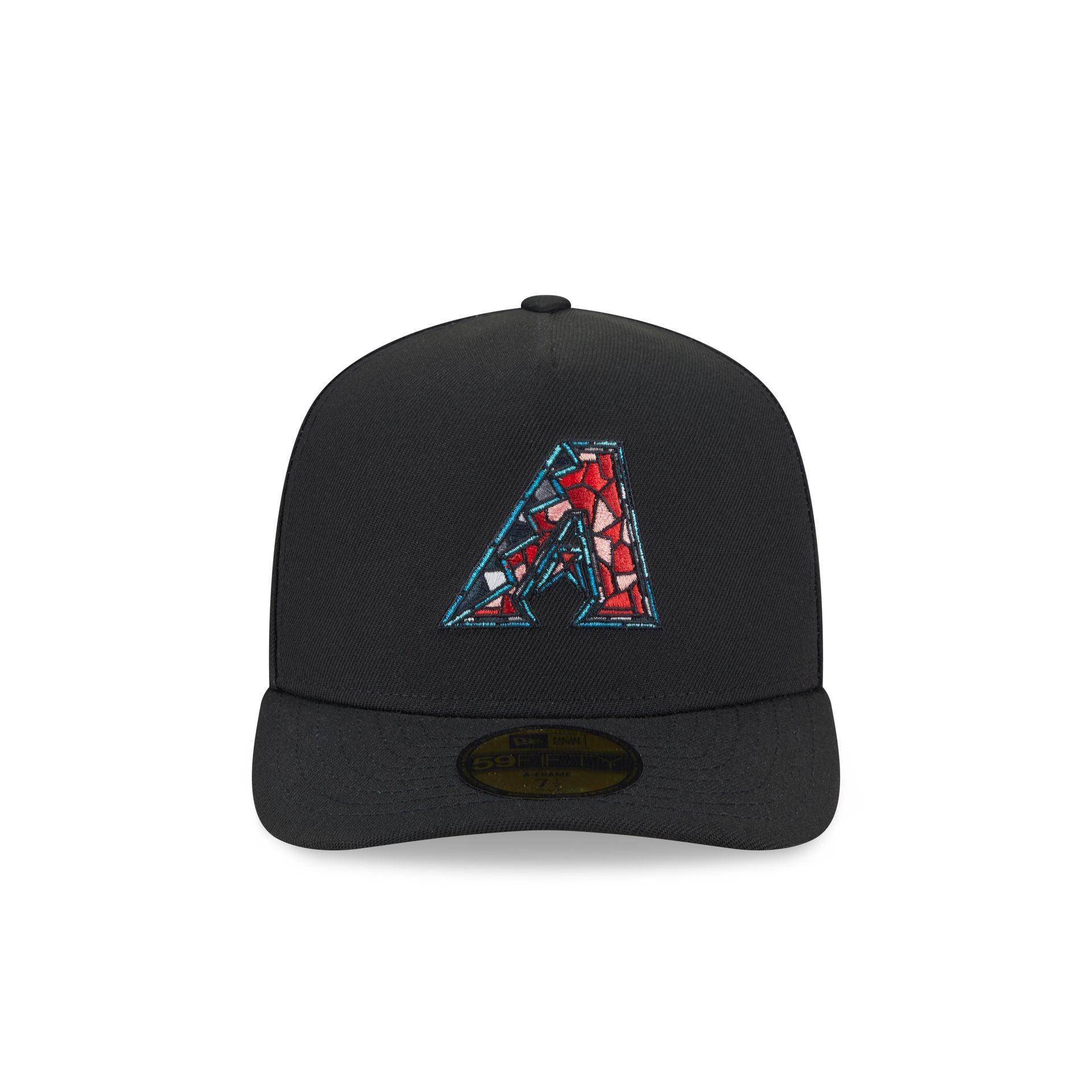 New York Mets Stained Glass 59FIFTY A-Frame Fitted Hat Male Product Image