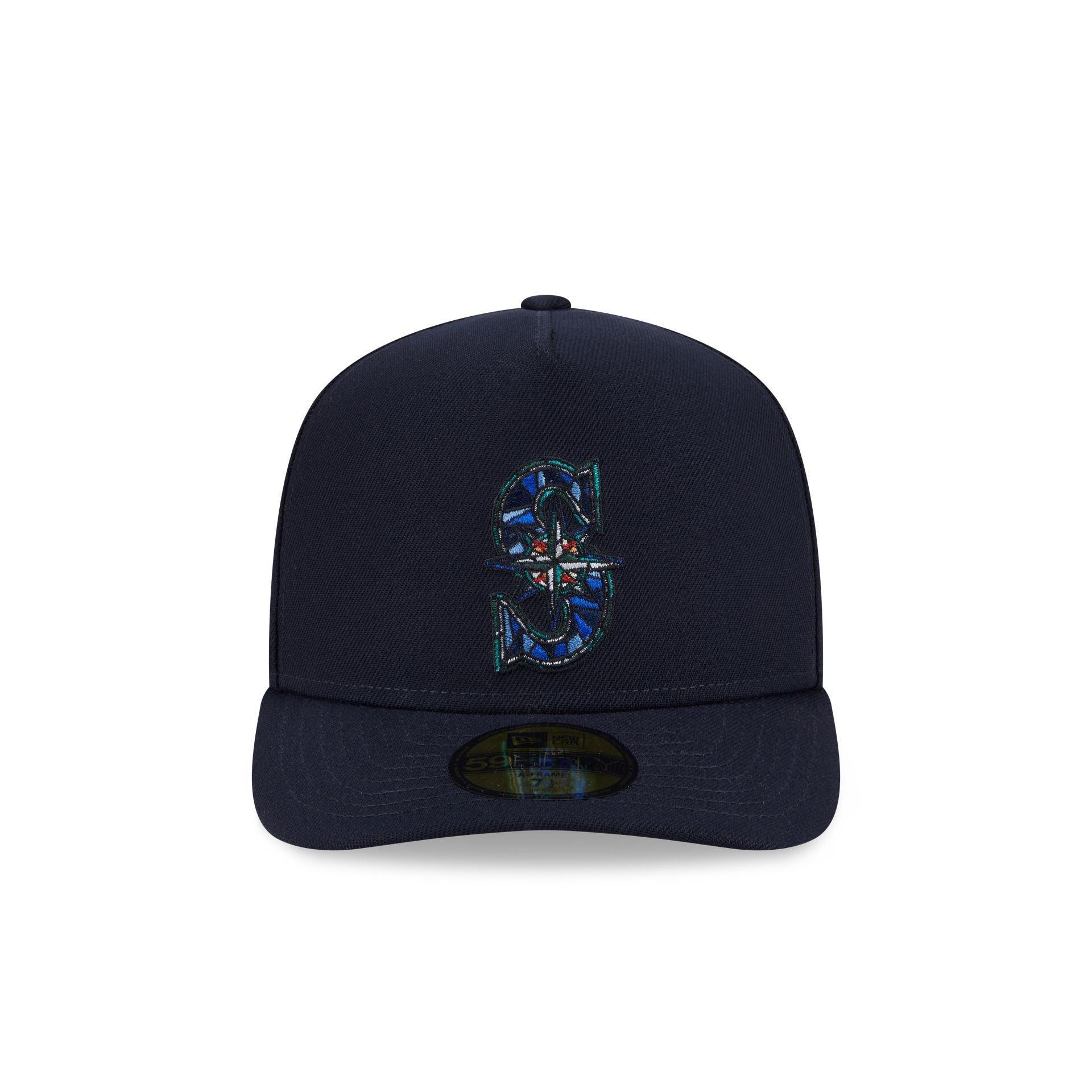 New York Mets Stained Glass 59FIFTY A-Frame Fitted Hat Male Product Image