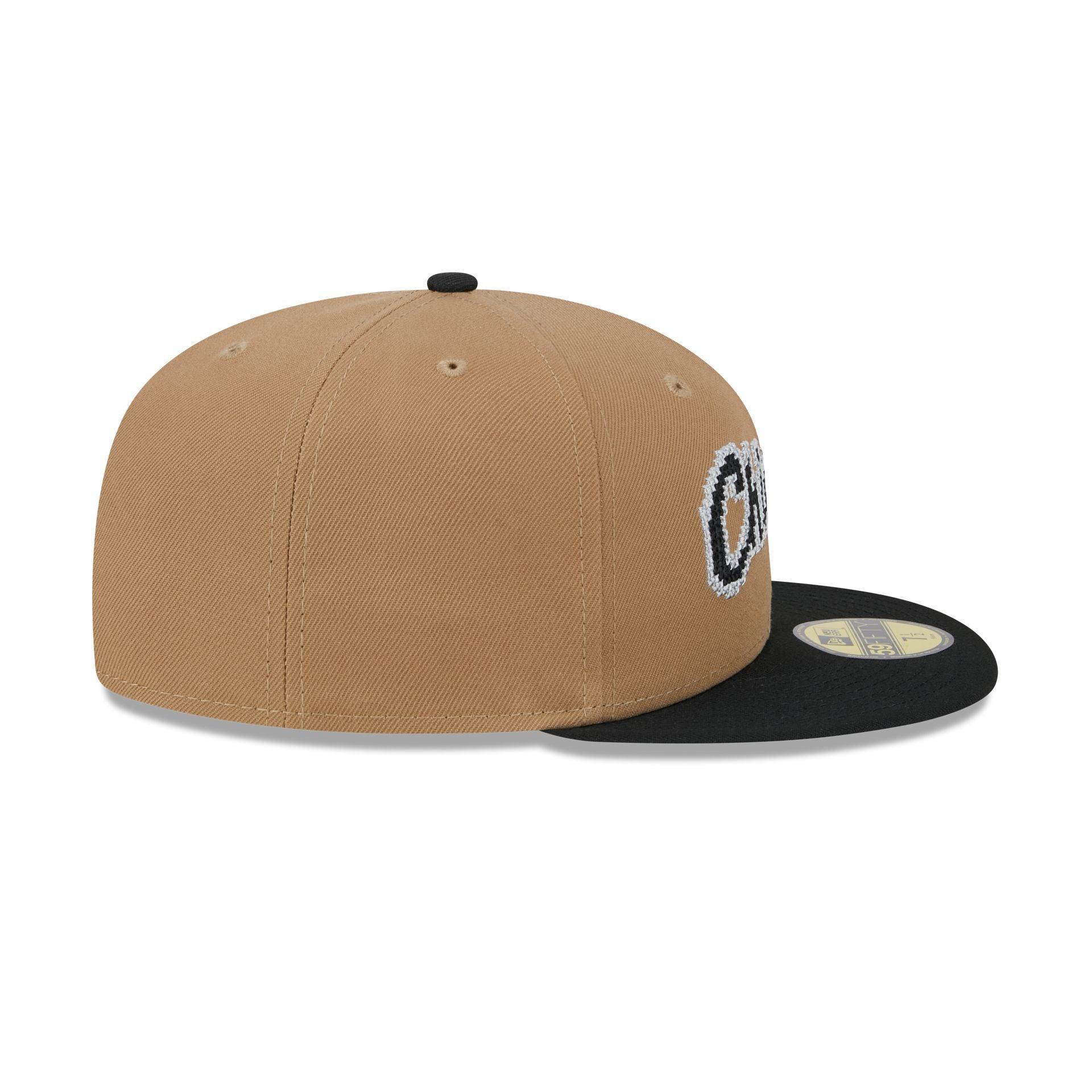 Chicago White Sox Classic 8-Bit Wordmark 59FIFTY Fitted Hat Male Product Image