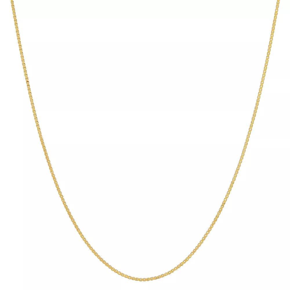 Everlasting Gold 14k Gold Diamond-Cut Box Chain Necklace - 20-in., Women's, Size: 20" Product Image