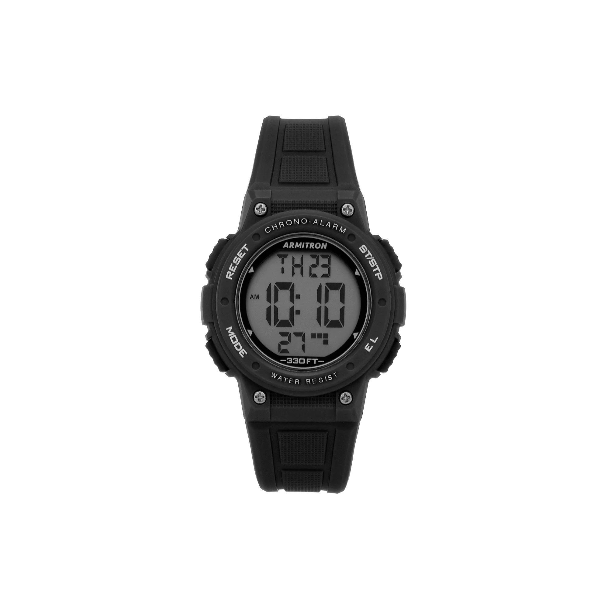 Armitron Womens Digital Chronograph Sport Watch Black Product Image