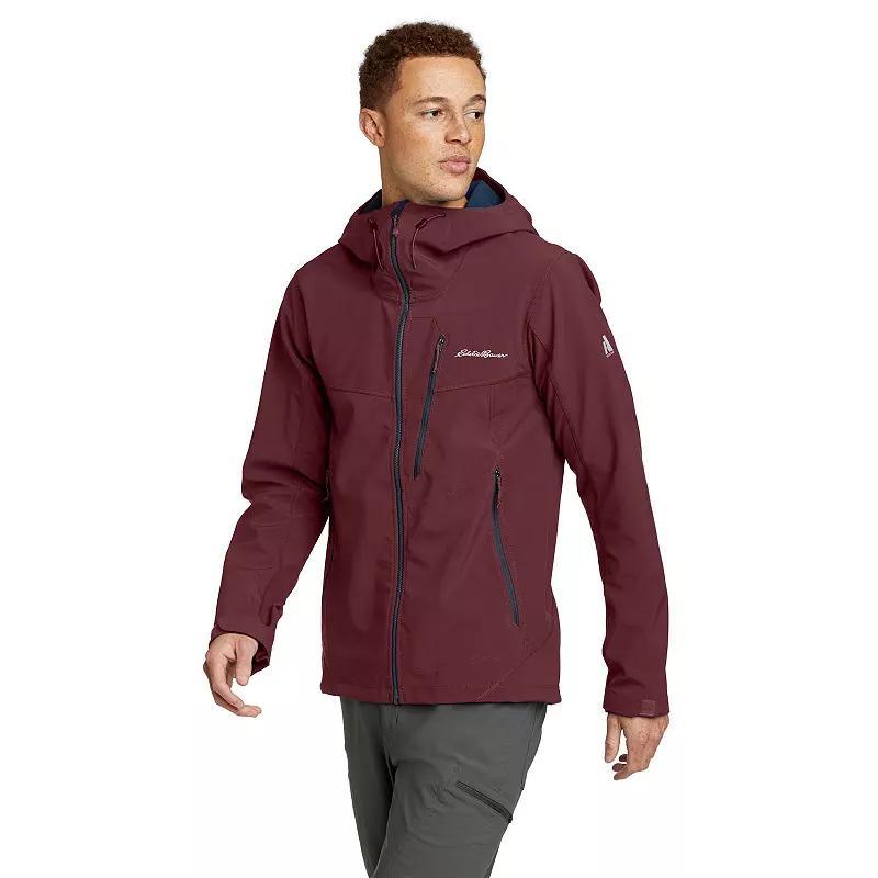 Men's Eddie Bauer Cloud Cap 2.0 Stretch Rain Jacket, Size: XL, Pacific Blue Product Image