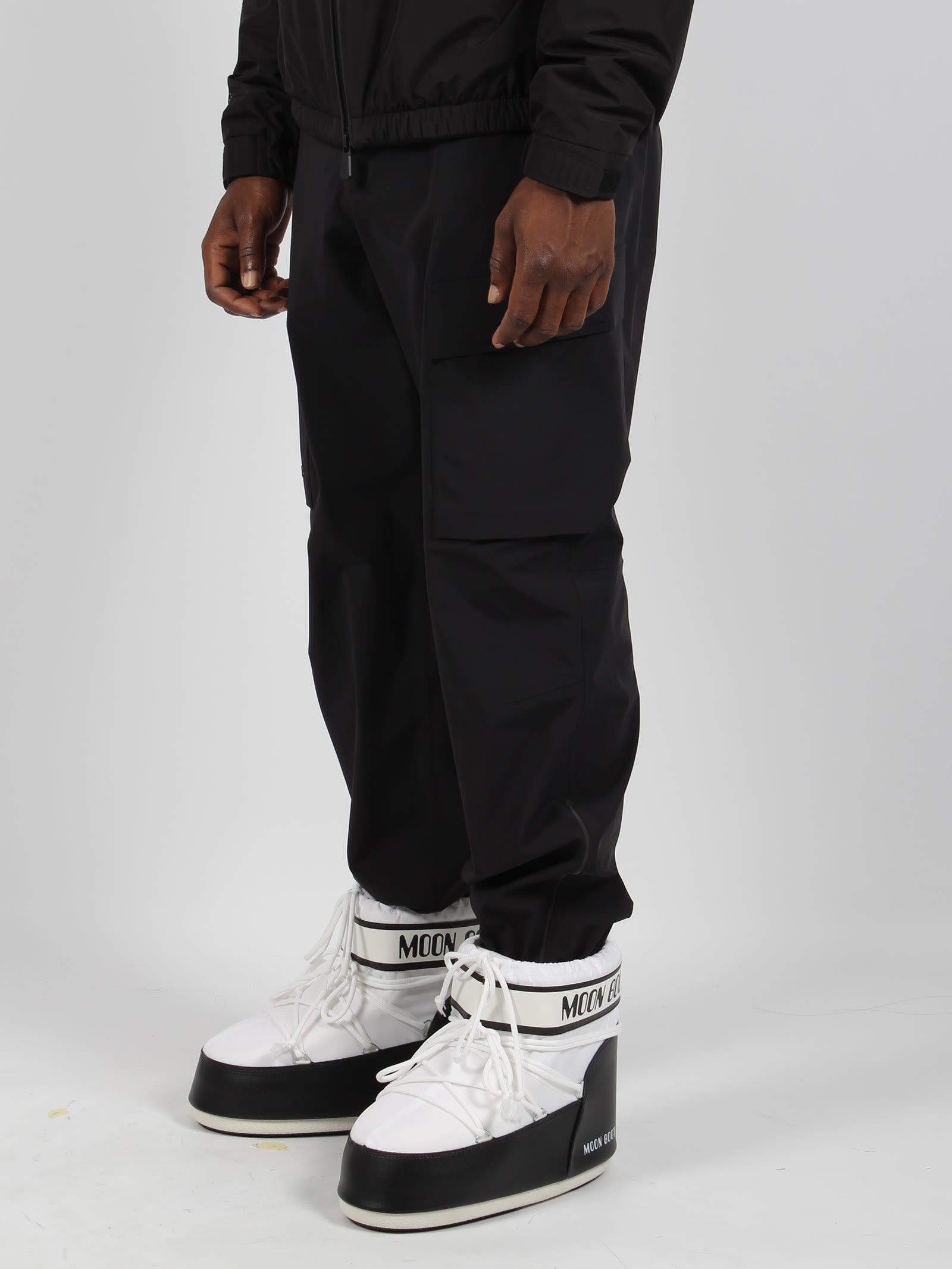 MONCLER Grenoble Straight Leg Trousers In Black Product Image
