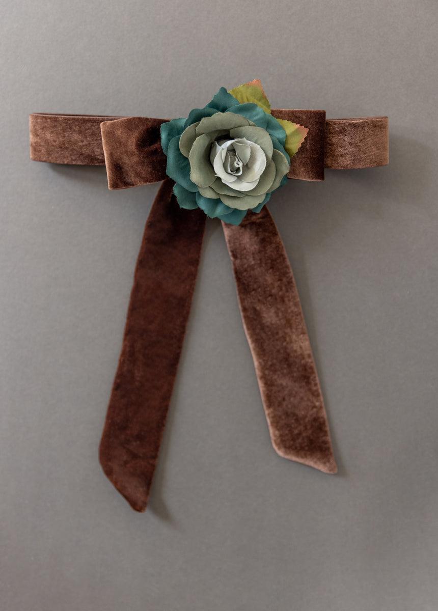 Blair Belt in Teal/Dark Brown Girls Product Image