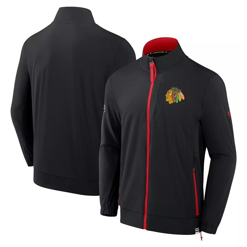 Men's Fanatics  Blue Colorado Avalanche Authentic Pro Rink Coaches Full-Zip Jacket, Size: Large Product Image