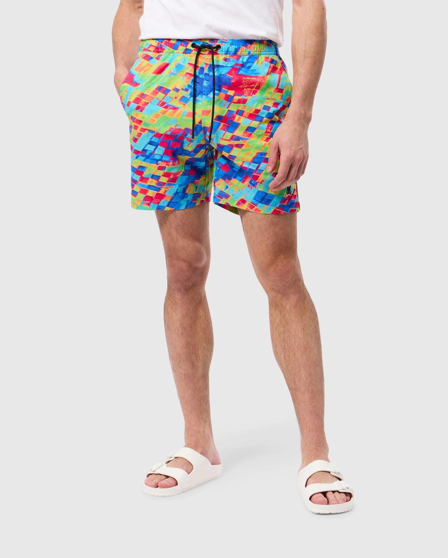 MENS SHELDON ALL OVER PRINT SWIM TRUNK - B6W588C200 Product Image