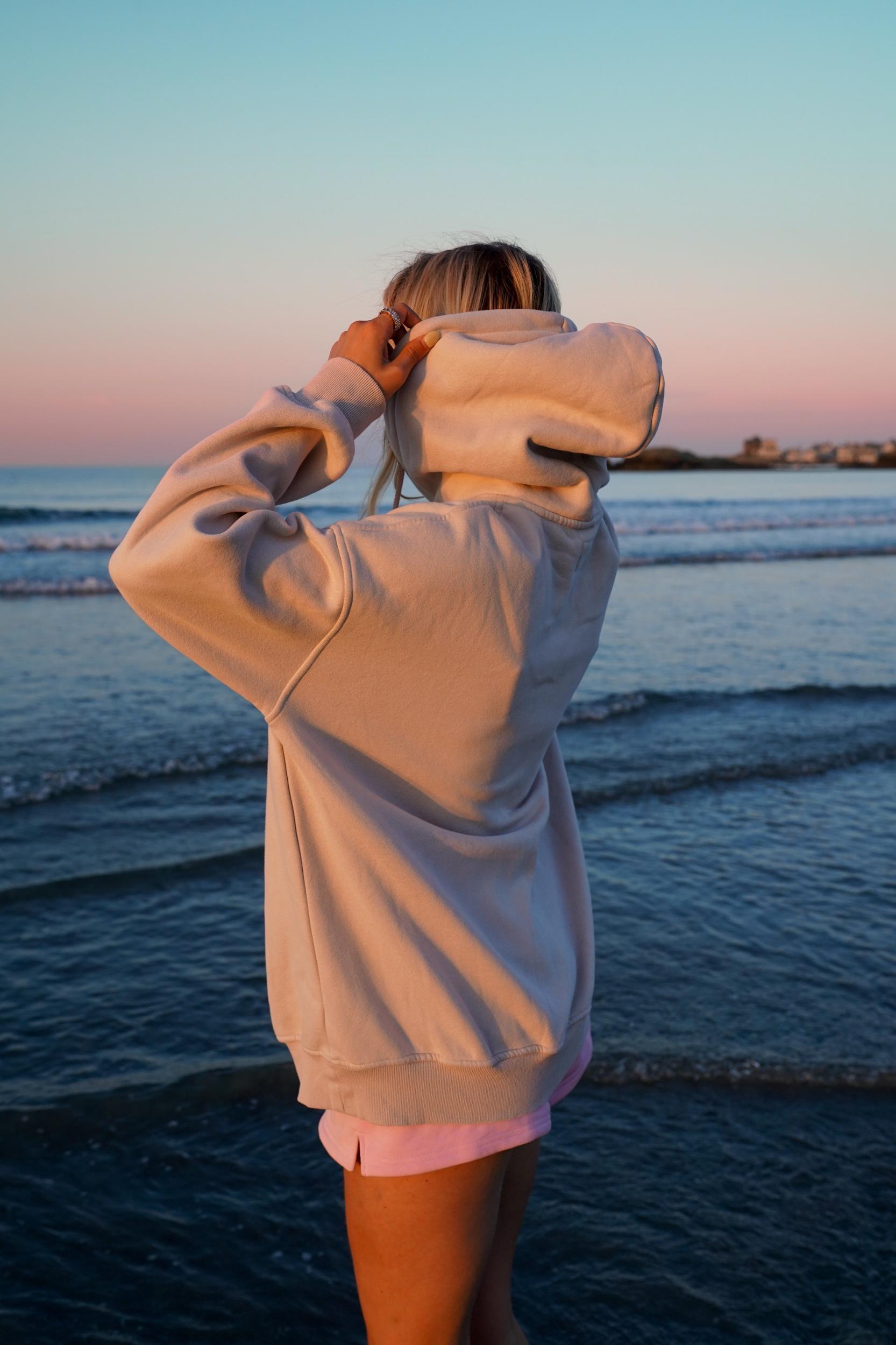 Sandstone Varsity Embroider Hoodie Girls Product Image