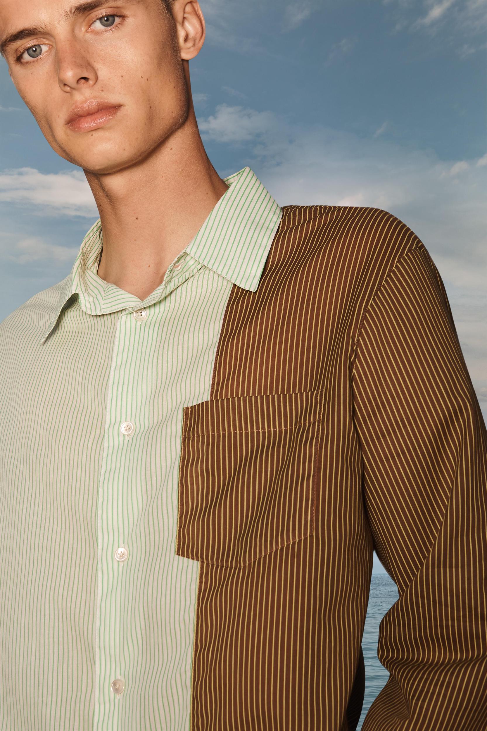 LIMITED EDITION STRIPED COLOR BLOCK SHIRT Product Image