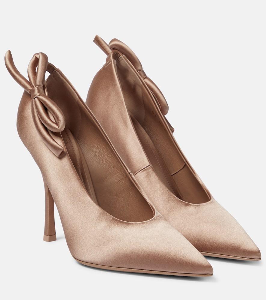VALENTINO GARAVANI Nite Out 110 Satin Pump In Pink Product Image